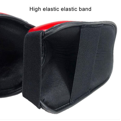 Training Leg Guards For Freestyle Grappling And Thai Boxing - Ankle Protection - Blue
