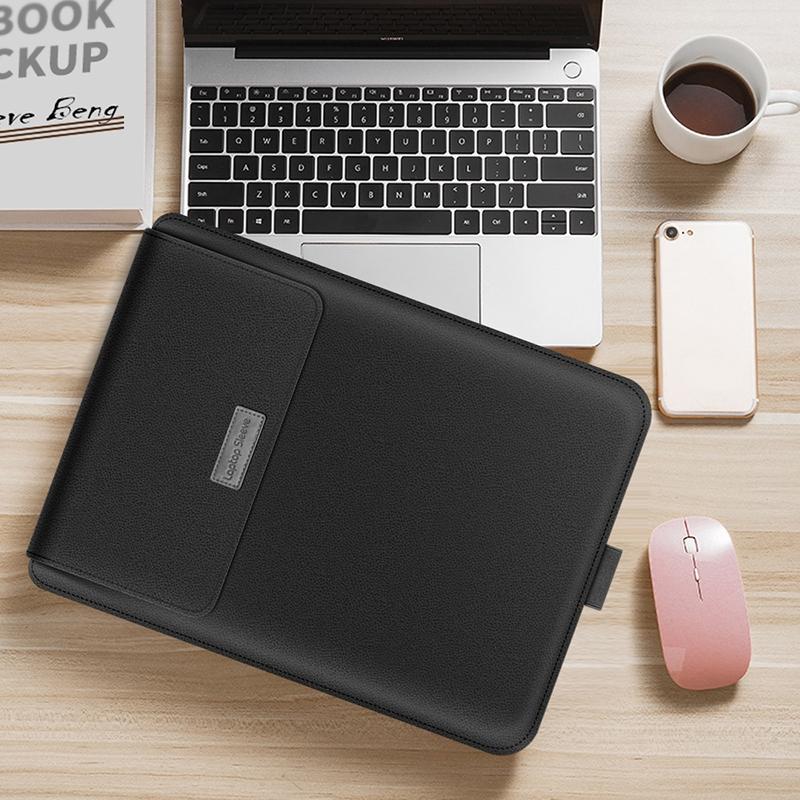15 Inch 4-in-1 Computer Bracket Liner and Storage Bag - Brown