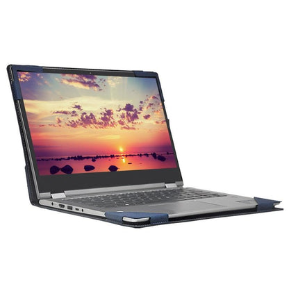 14 Inch Laptop Protective Case In Pu Leather For Ideapad C340 - Wine Red