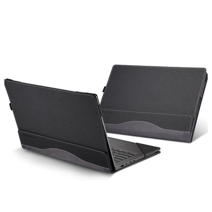Shockproof Leather Laptop Case - Protective - Wine Red - For Hp Spectre X360 14 Inch 14-Eu