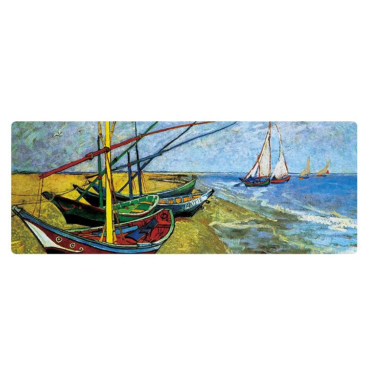 Large Oil Painting Desk Rubber Mouse Pad - Room