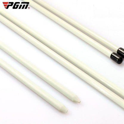 2-pack Golf Alignment Sticks for Accurate Ball Direction - Red Fiberglass - White No Package