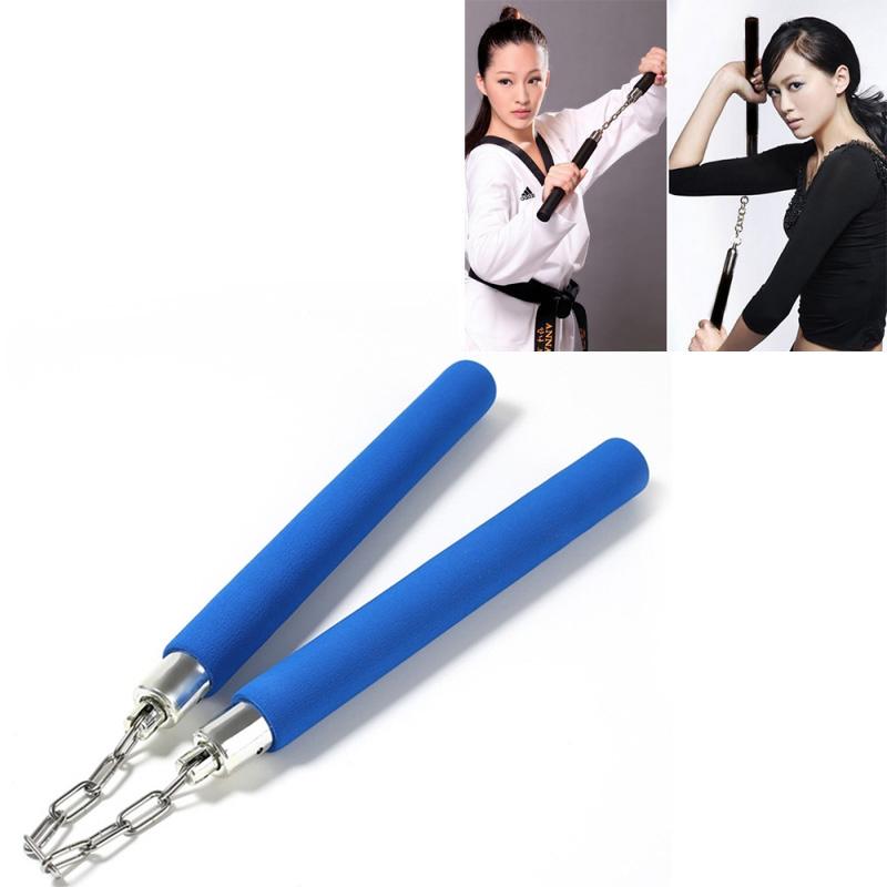 Beginner'S Sponge Nunchaku For Kids - Ideal For Training - Blue