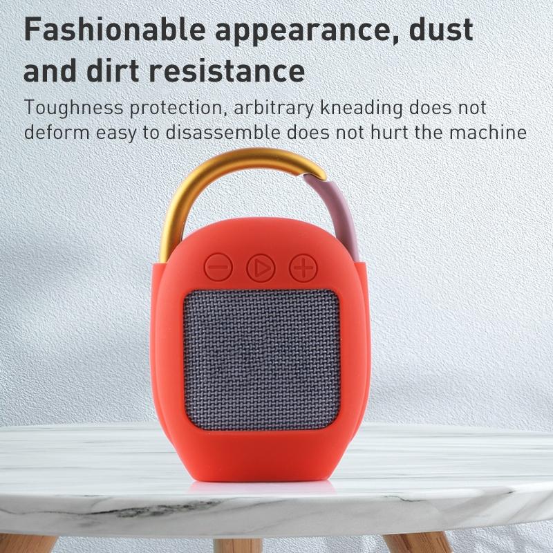 Silicone Protective Case for Jbl Clip 4 Bluetooth Speaker - Blue