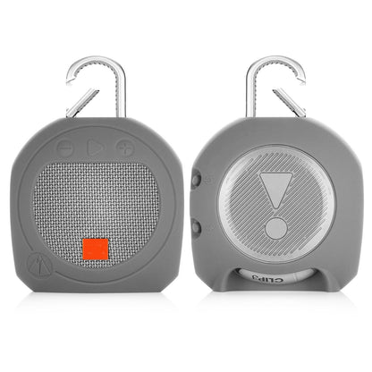 Protective Cover for Jbl Clip 3 Bluetooth Speaker - Anti-fall Silicone Storage - Dark Gray Blue