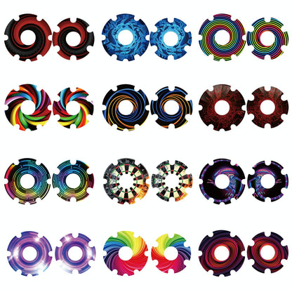Waterproof Sticker for Xiaomi M365 Scooter Motor - 1 Pair - Colorful 4