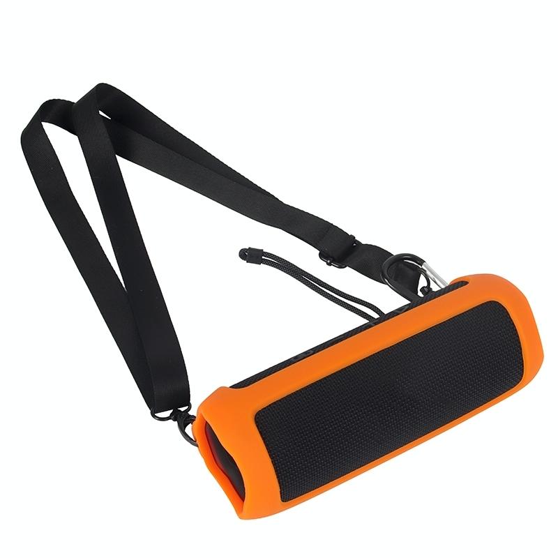 Silicone Protective Case for Jbl Flip6 Bluetooth Speaker - Orange