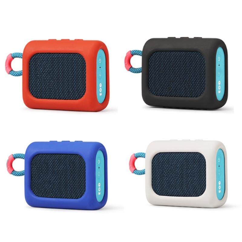 Protective Silicone Case for Jbl Go3 Speaker - Dust-proof and Anti-fall - Blue