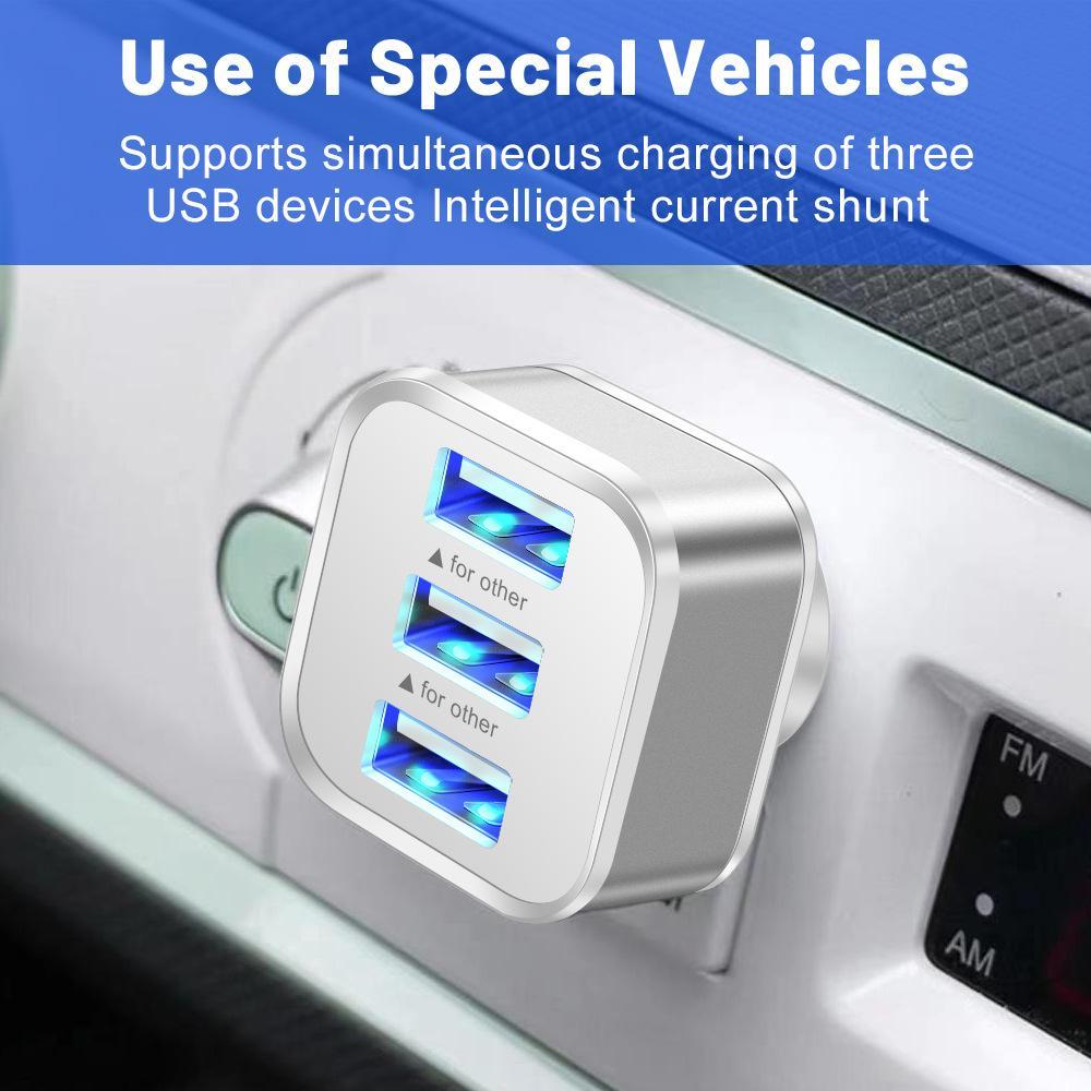 3-Port Usb 2.0 Hub Expander - Blue