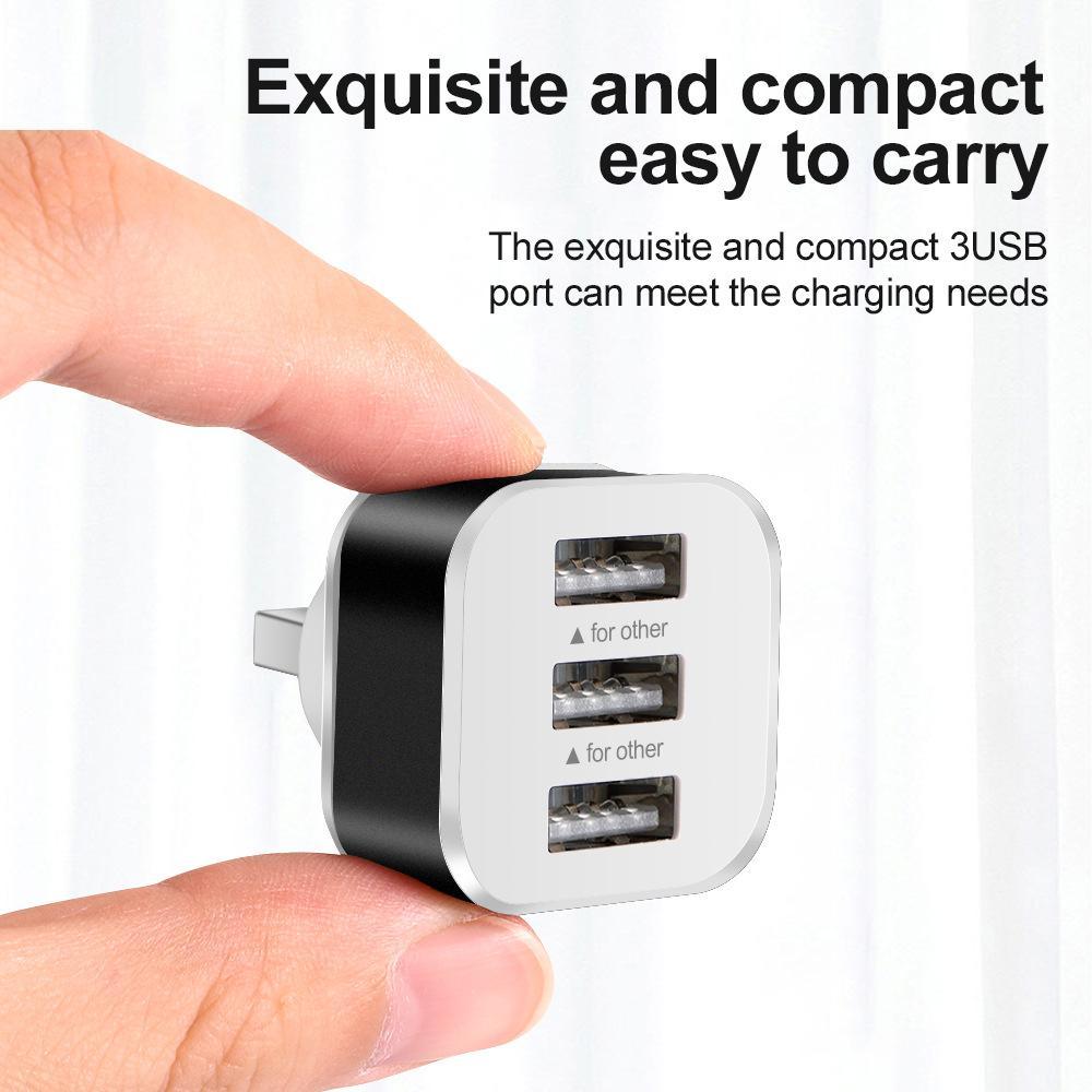 3-Port Usb 2.0 Hub Expander - Blue