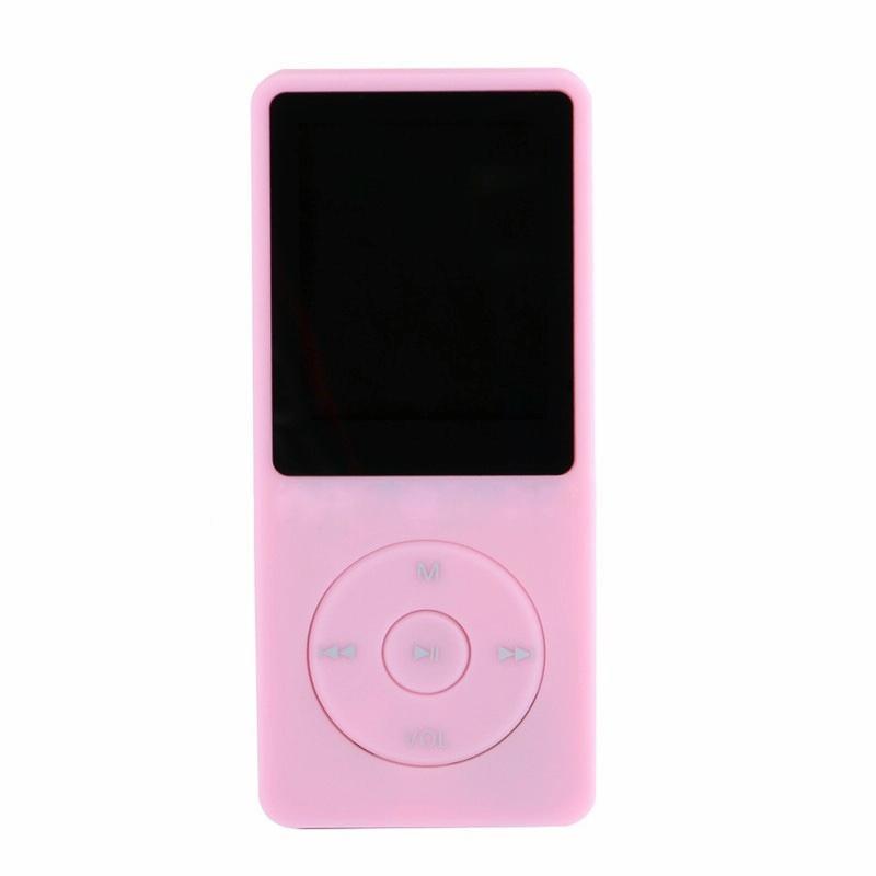 Portable Lcd Fm Radio Mp3 Mp4 Player 4Gb Memory Black - Red 4Gb