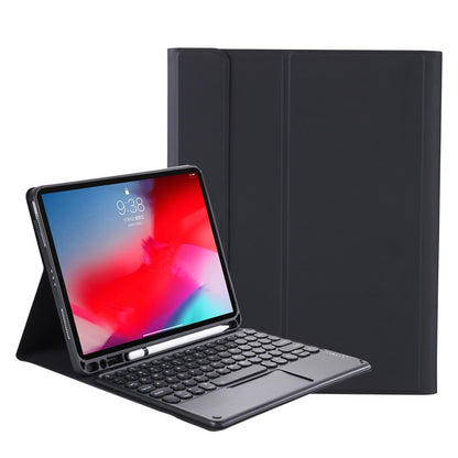 Detachable Bluetooth Keyboard Leather Case For Ipad Air 4 / 5 With Touch Control And Skin Feel Texture - Light Green