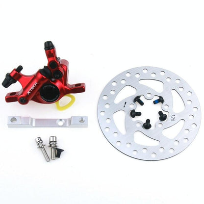 Upgraded 3-in-1 Scooter Brake & Seat Set for Xiaomi M365 Pro - Black Brake + Black Adapter