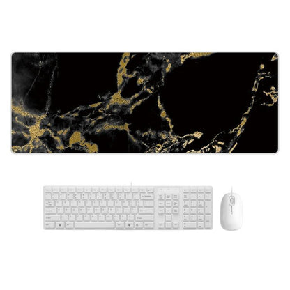 Sturdy Marbled Rubber Mouse Pad - Cool Starry Sky Marble
