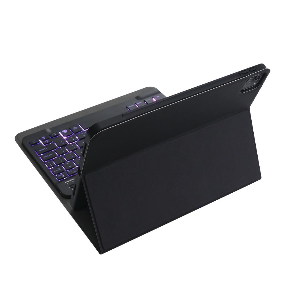 Detachable Bluetooth Keyboard Case For Ipad Pro 11 With Backlight & Pen Slot - Dark Blue