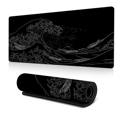 Non Slip Gaming Mouse Pad Big Wave Design - No.14 - 300X700X3Mm