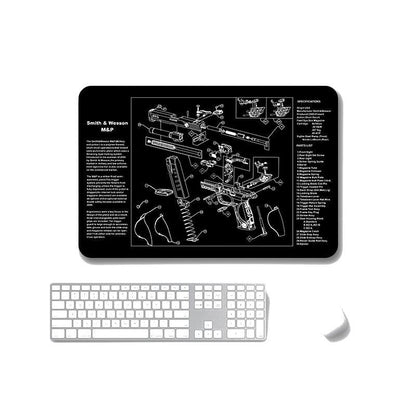 2 Pack Non Slip Gaming Mouse Pad 3Mm Thick - Sps-Glock