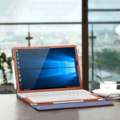 13.5 Inch Protective Sleeve for Microsoft Surface Book 2 in Pu Leather - Deep Blue