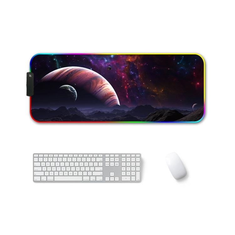 Rgb Non Slip Mouse Pad With Thermal Transfer - Ice Lend