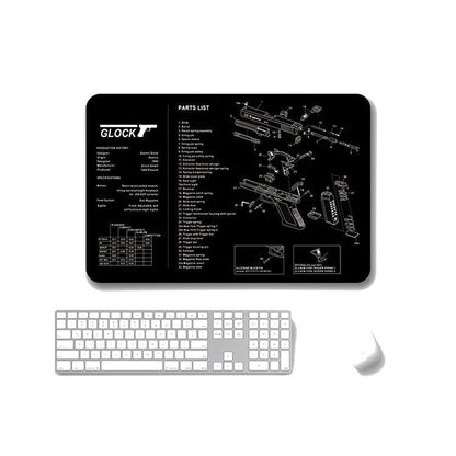 2 Pack Non Slip Gaming Mouse Pad 4Mm Thick - Sps-Glock