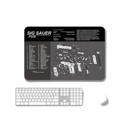 2 Pack Non Slip Gaming Mouse Pad 4Mm Thick - Sps-Glock