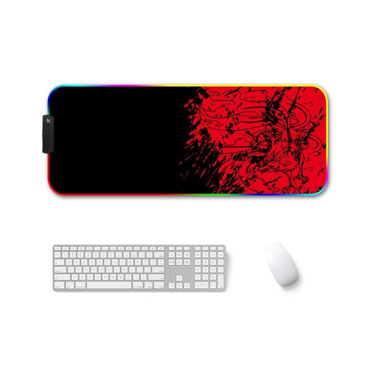Rgb Non Slip Mouse Pad With Thermal Transfer - Ice Lend