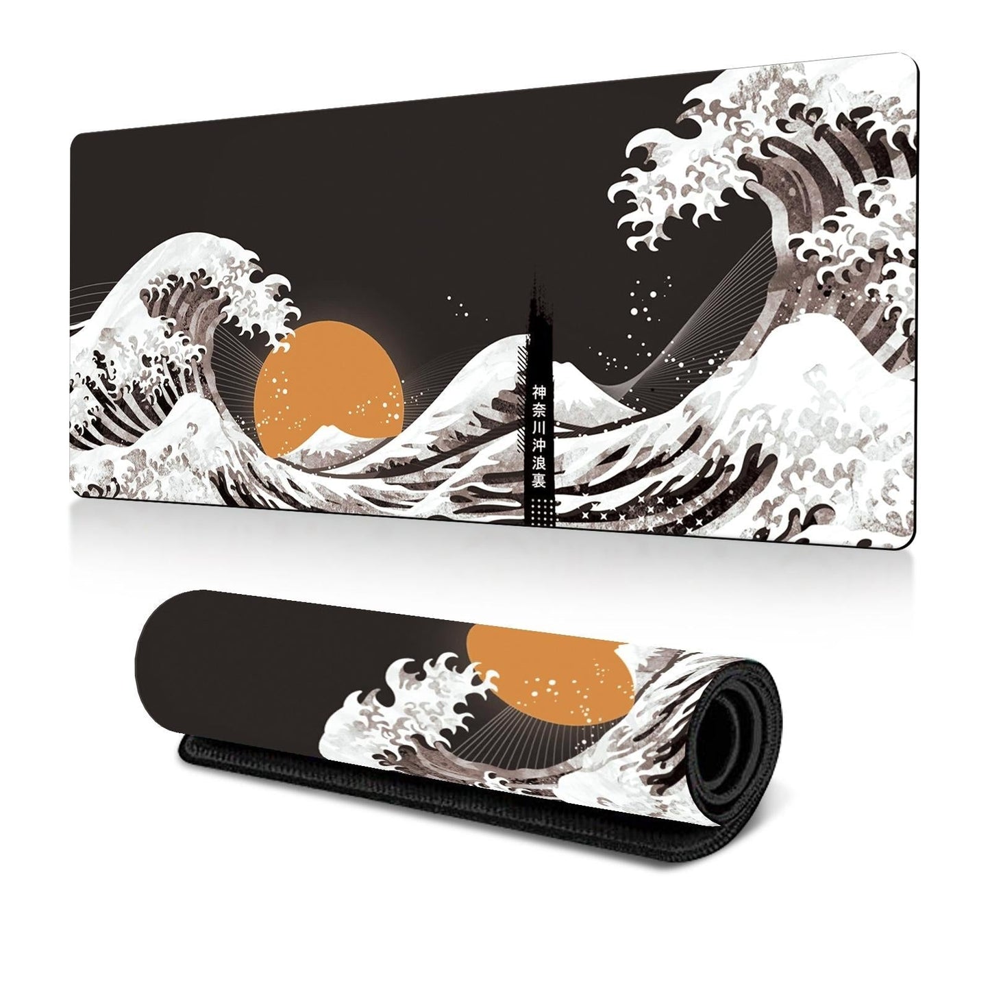 Non Slip Gaming Mouse Pad Big Wave Design - No.28 - 300X800X3Mm