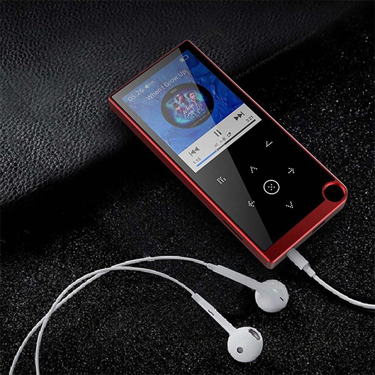 2.4 Inch Touch Mp4 / Mp3 Player 16Gb Memory Bluetooth E Book Alarm Timer - Silver Grey