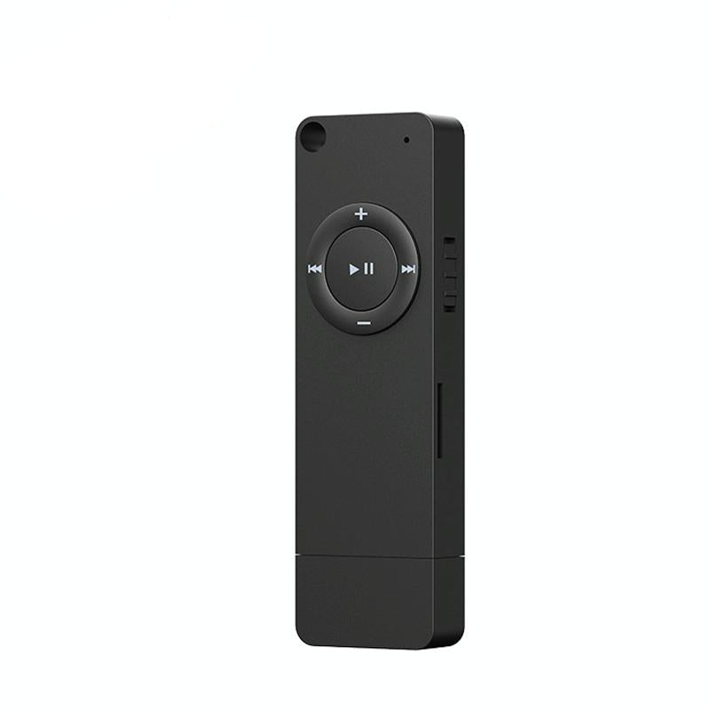Bluetooth Mp3 Player With U Disk Design 32Gb Memory - Black