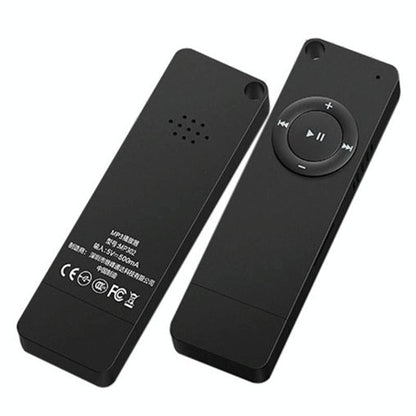 Bluetooth Mp3 Player With U Disk Design 32Gb Memory - Black