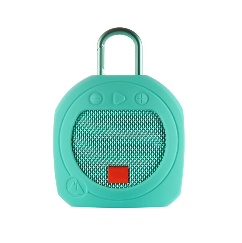 Protective Cover for Jbl Clip 3 Bluetooth Speaker - Anti-fall Silicone Storage - Turquoise