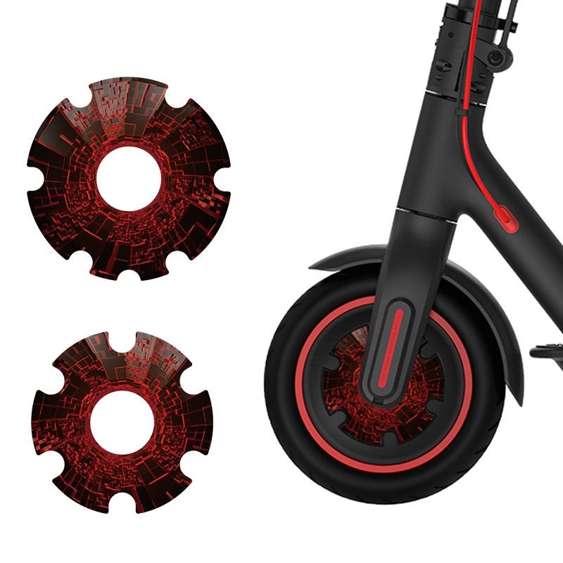 Waterproof Sticker for Xiaomi M365 Scooter Motor - 1 Pair - Colorful 5