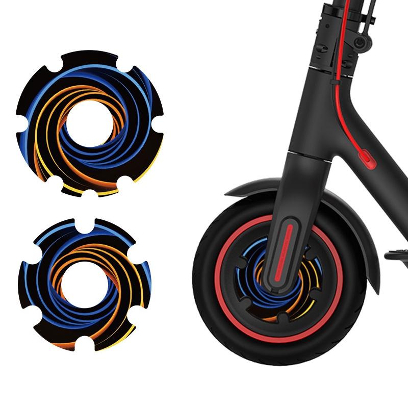 Waterproof Sticker for Xiaomi M365 Scooter Motor - 1 Pair - Colorful 5