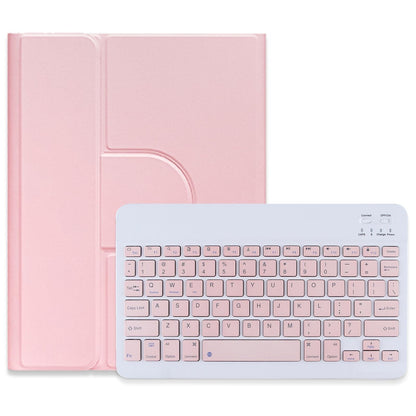 360 Degree Rotatable Bluetooth Keyboard Leather Case - Square Button - Sky Blue - For Ipad 10Th Gen 10.9 2022