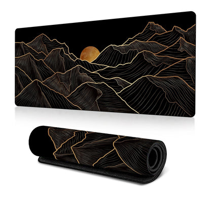Non Slip Gaming Mouse Pad Big Wave Design - No.32 - 300X700X3Mm