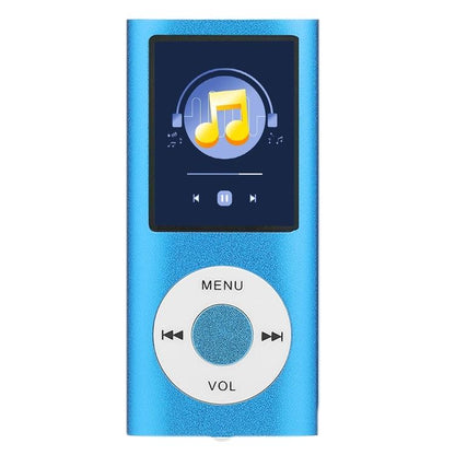 1.8 Inch Metal Mp4 Player + 16G Tf Card + Earphone + Cable - Silver - With Earphone+Cable