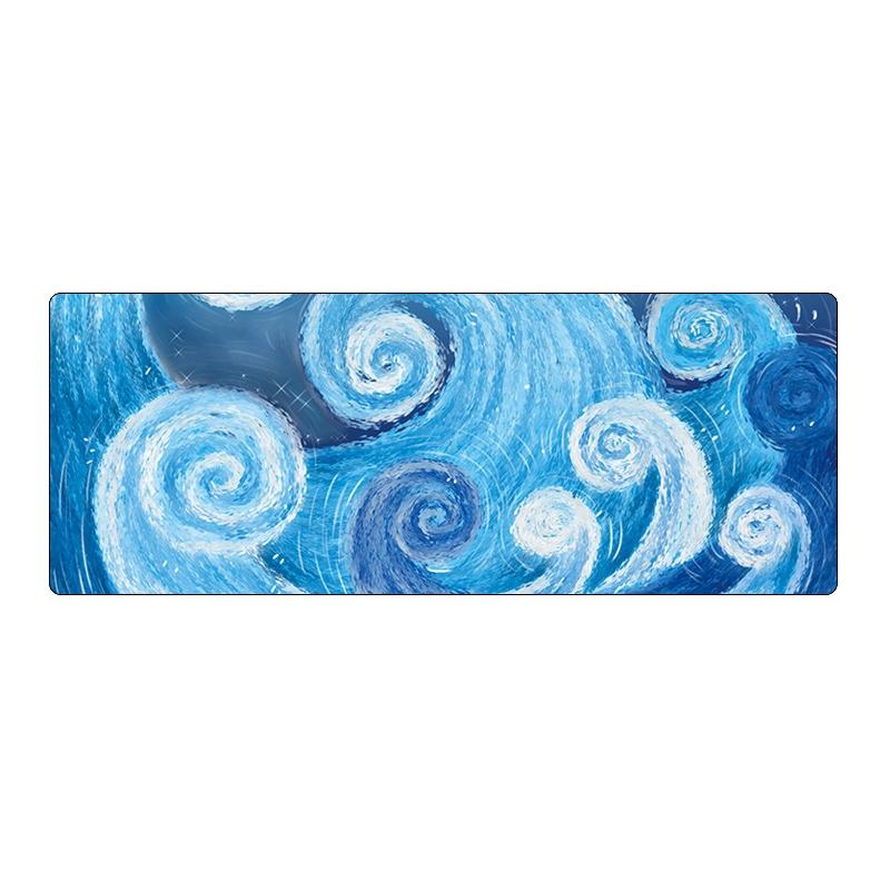 Spacious Mouse Pad For Desk - 5 Meteor Rain