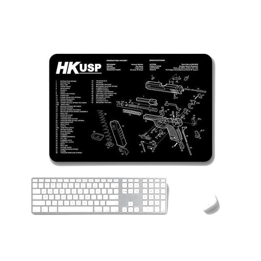 2 Pack Non Slip Gaming Mouse Pad 4Mm Thick - Hk-Usp10