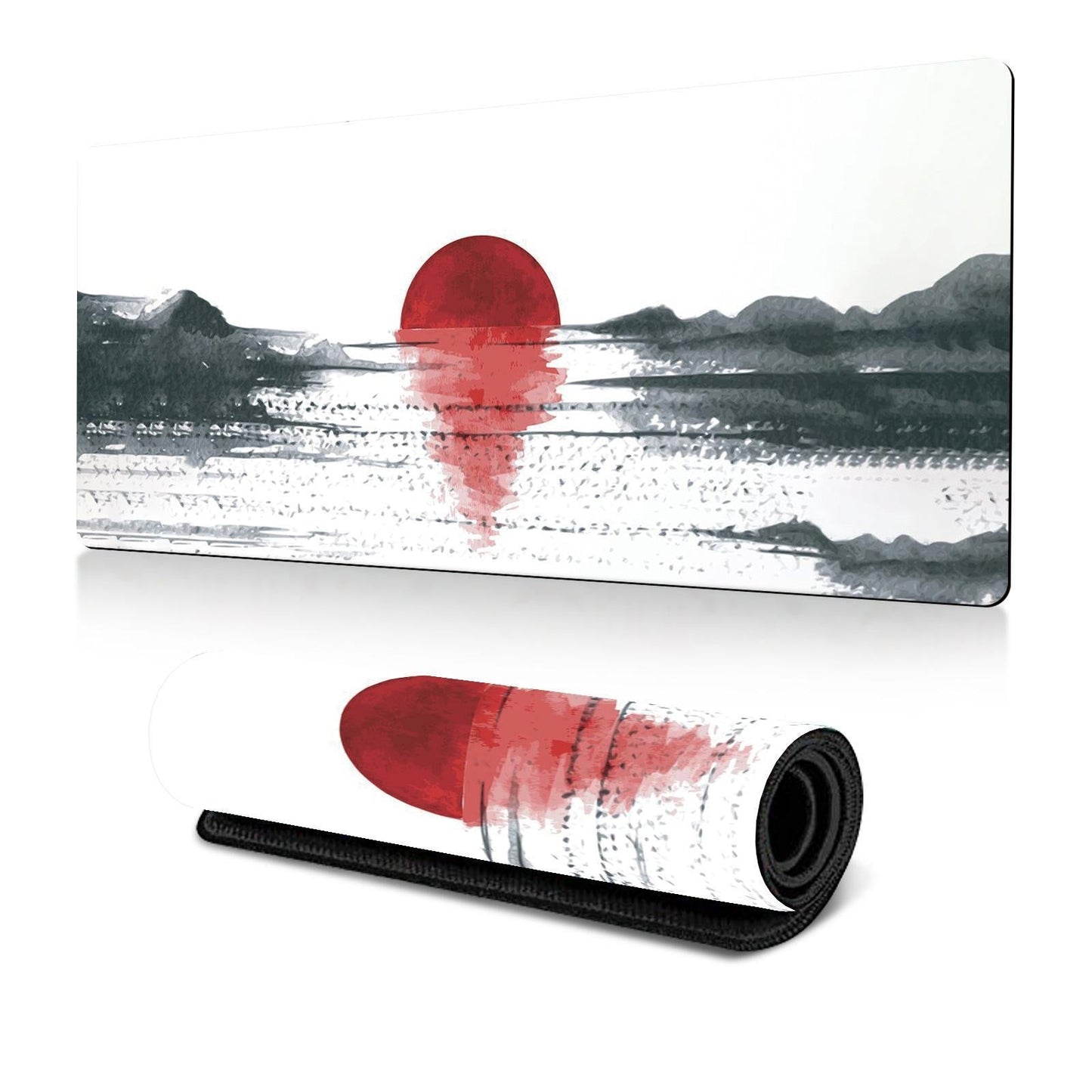 Cherry Blossom Ink Painting Mouse Pad Non Slip - Pattern 15 - 300X800X2Mm