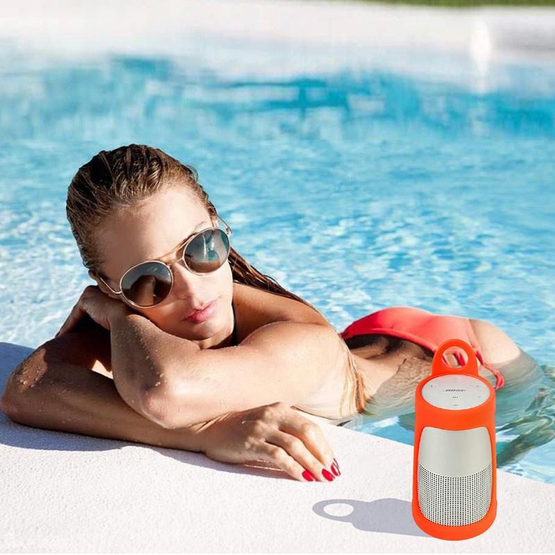 Protective Case for Bose Soundlink Revolve+ Speaker - Portable and Bluetooth - Orange