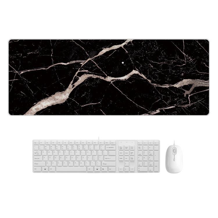 Sturdy Marbled Rubber Mouse Pad - Blue Marble