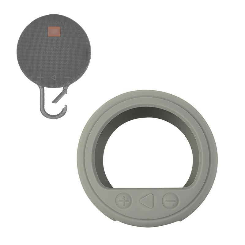 Soft Silicone Protective Cover for Jbl Clip 3 Bluetooth Speaker - Army Green