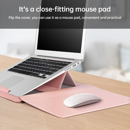 Versatile Laptop Bag with Mouse Pad Stand - Grey