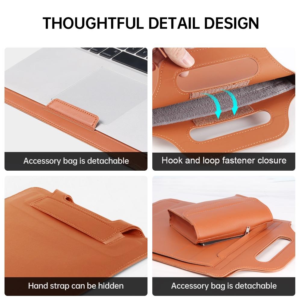 Versatile Laptop Bag with Mouse Pad Stand - Grey