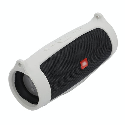 Jbl Charge 4 Speaker Cover with Strap & Carabiner - Portable Silicone Protection - Orange