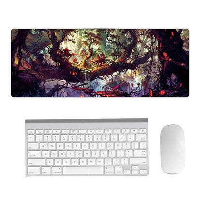 Fantasy Pattern Mouse Pad Hand Painted 300 X 800 X 1.5Mm Non Overlocked - 6 Stars And You