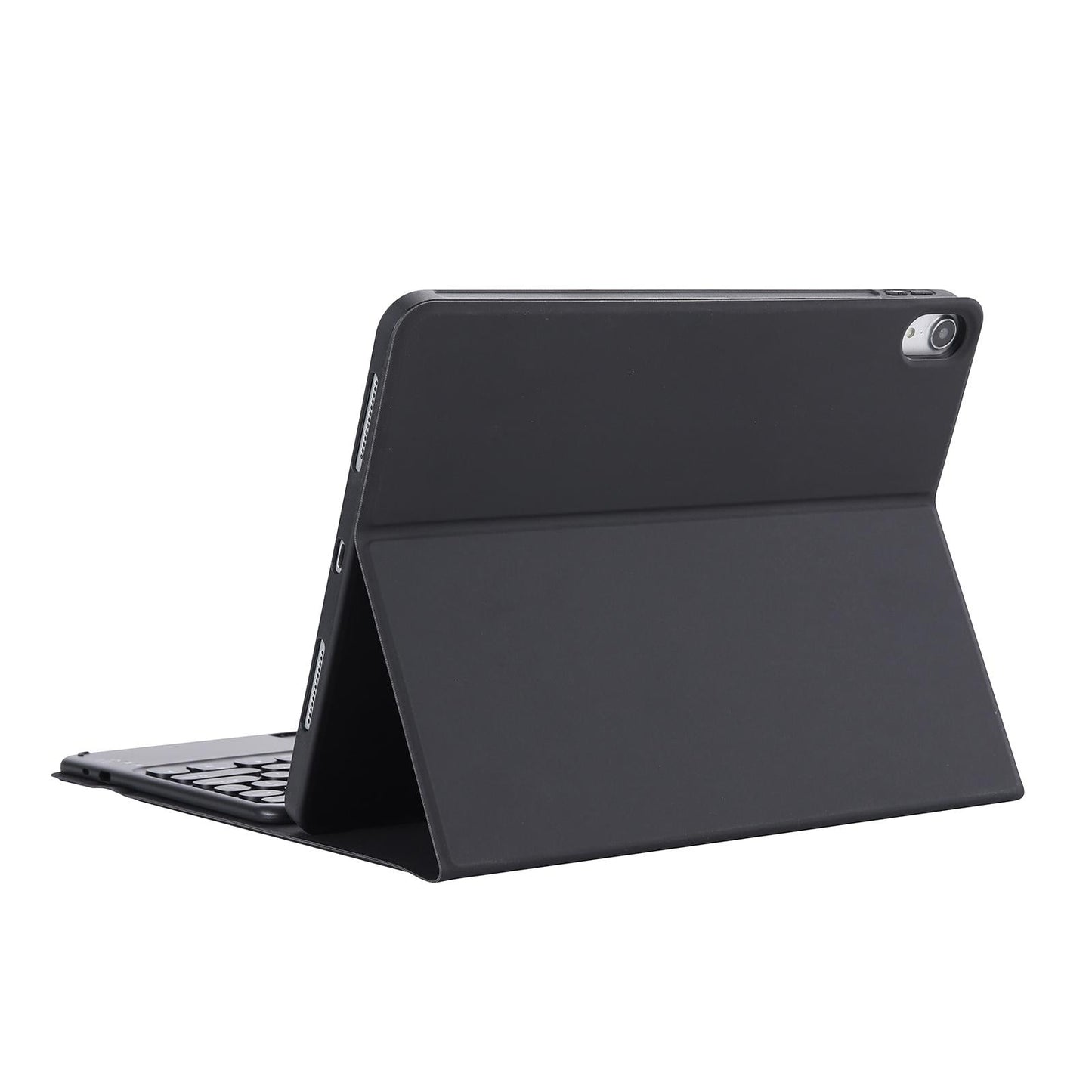 Detachable Bluetooth Keyboard Leather Case For Ipad Air 4 / 5 With Touch Control And Skin Feel Texture - Purple