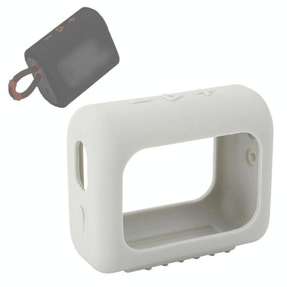 Portable Silicone Cover for Jbl Go3 Speaker with Carabiner - Mint Green