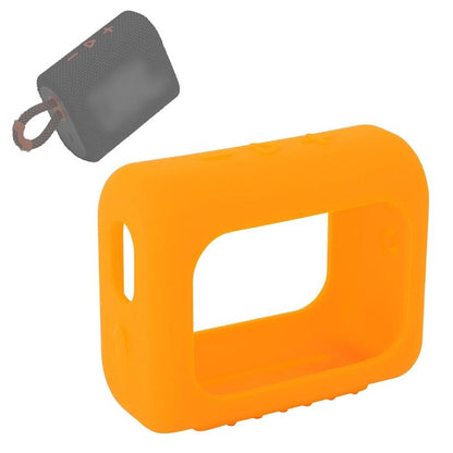 Portable Silicone Cover for Jbl Go3 Speaker with Carabiner - Mint Green