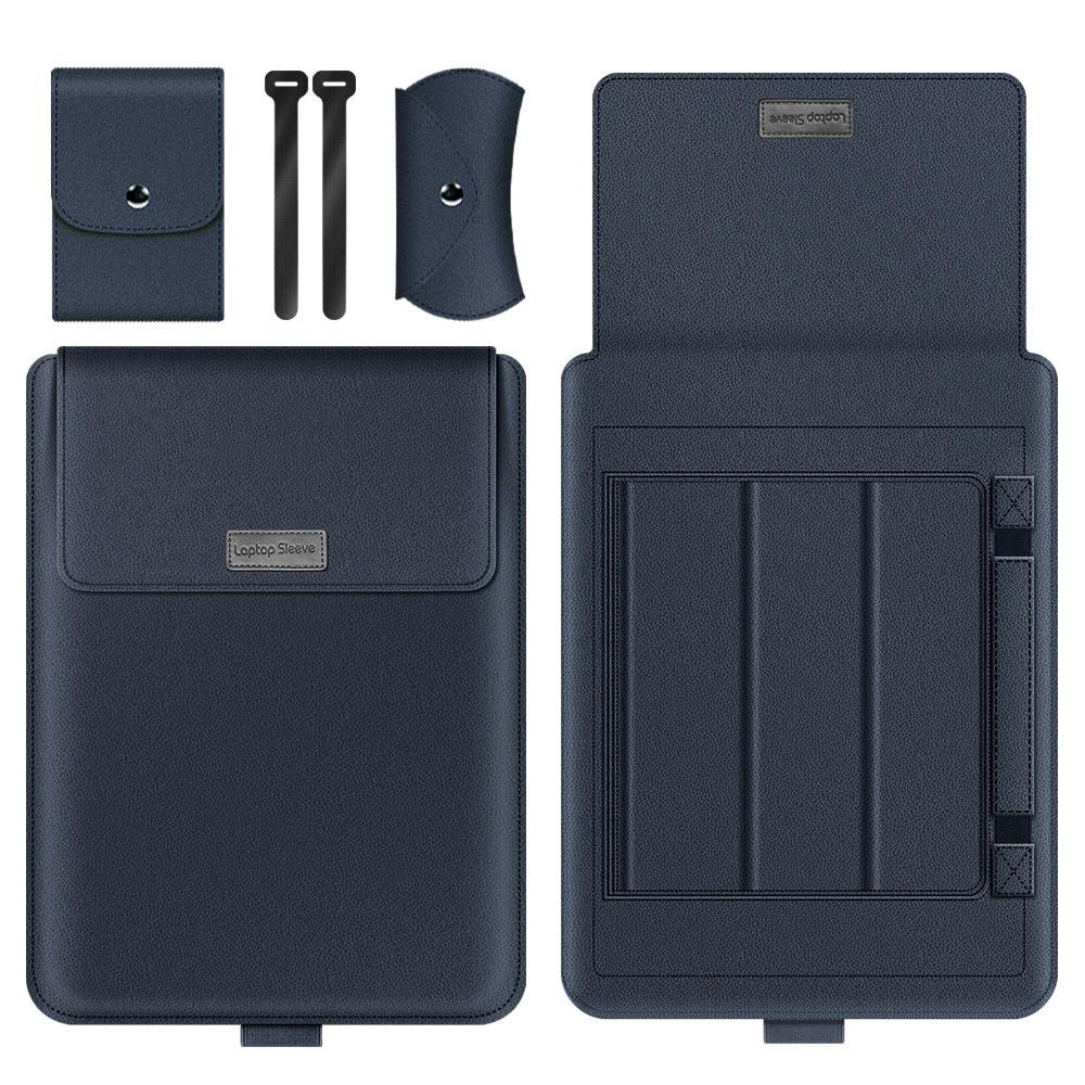4-in-1 Computer Bracket Liner Bag - 13 / 14 Inch Storage Bag - Dark Blue